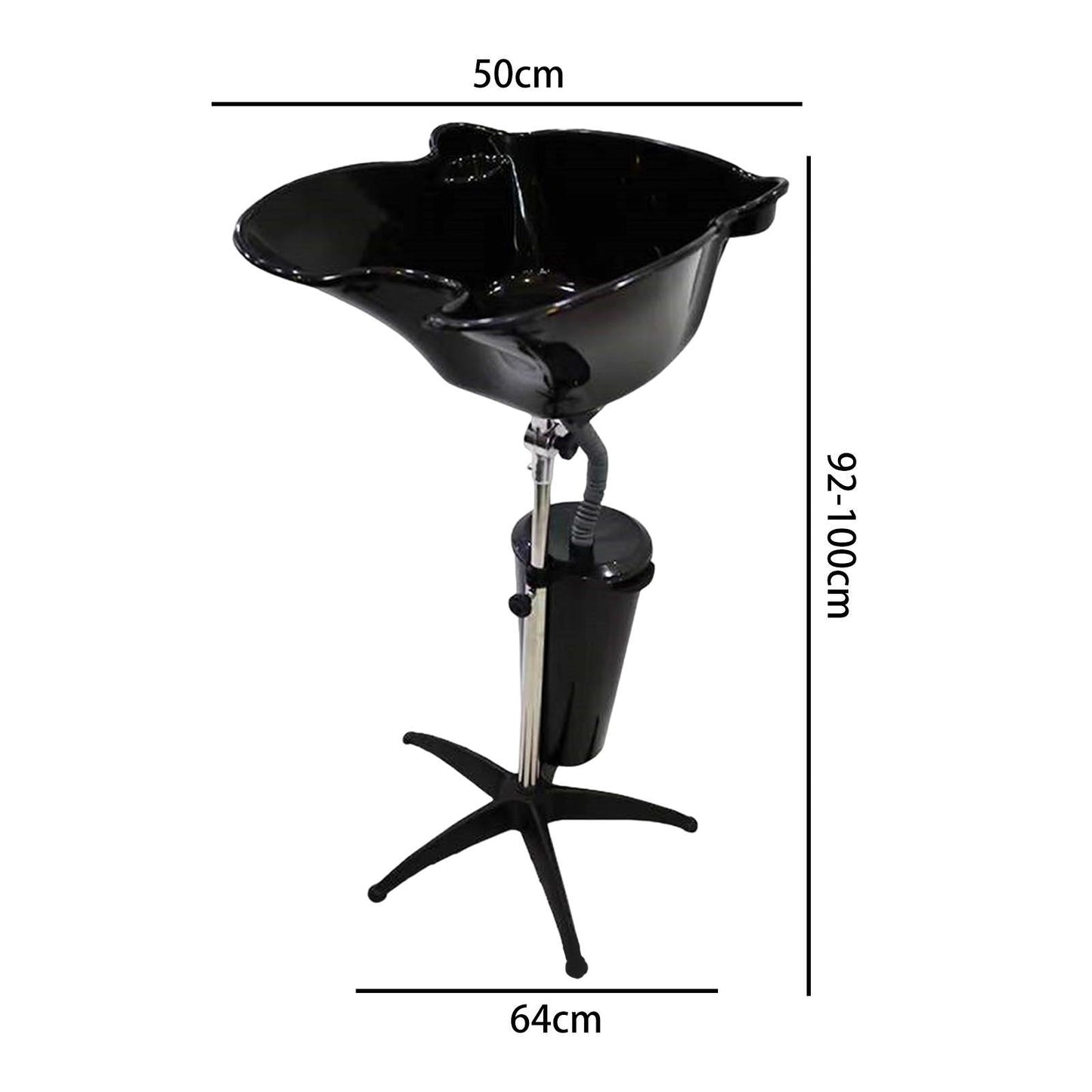 💈 LAVACABEZA PORTÁTIL GRANDE CON DEPÓSITO – MODELO 2500908