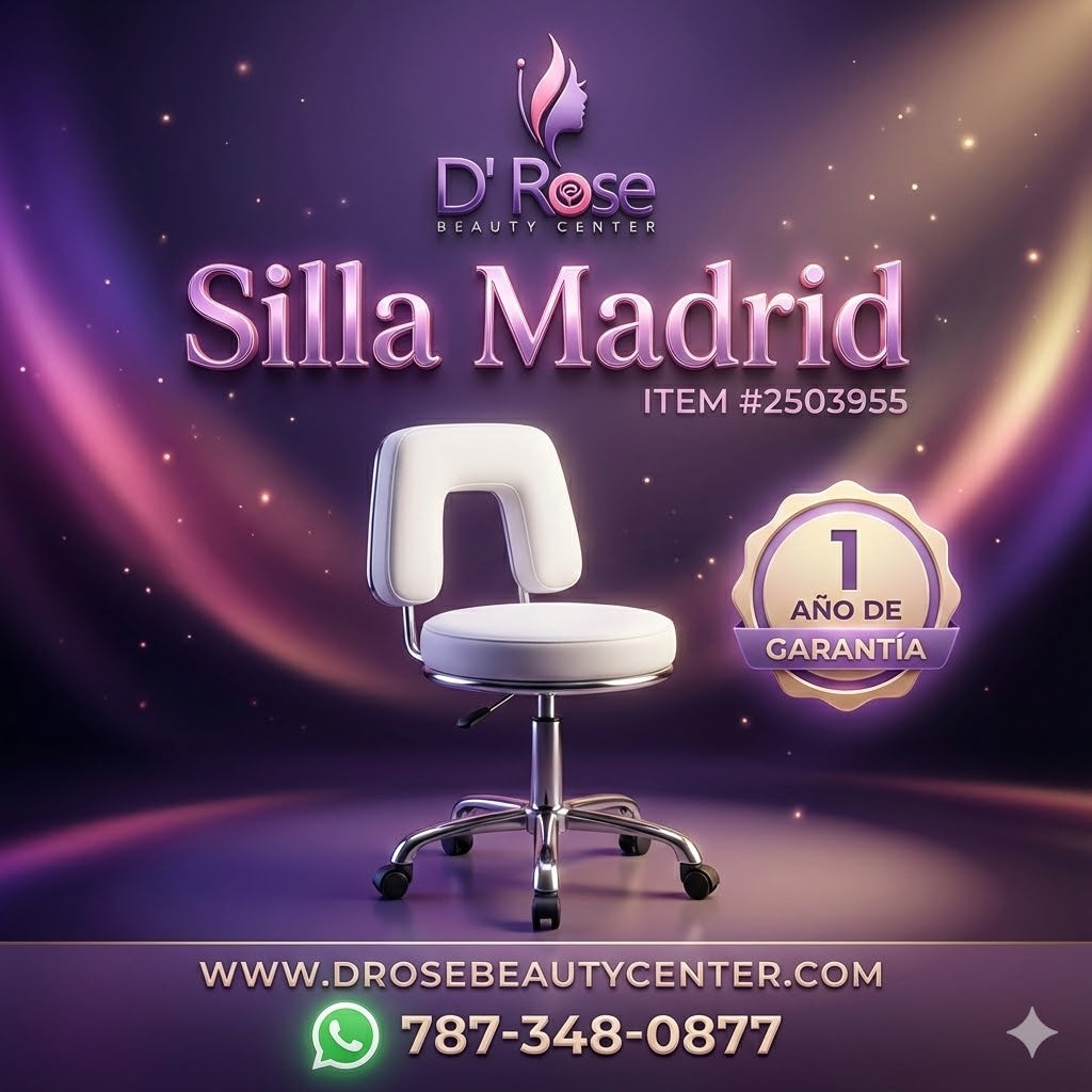 🪑 Silla Madrid Beauty Style Blanca – ITEM #2503955