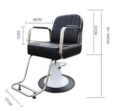 🪑 Silla Paola Negra para Barbería y Estilo – Modelo 2506341