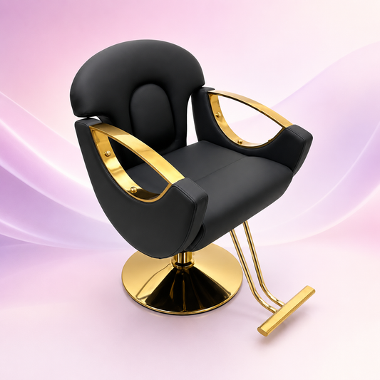 Beauty Style Silla Rosalía Negra con Dorado 2506461