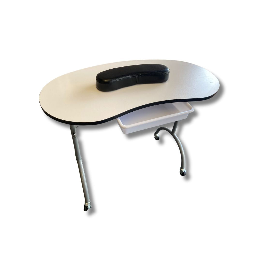 Beauty Style Mesa de Manicura o Uñas Anyi Color Blanco con Negro 2508072