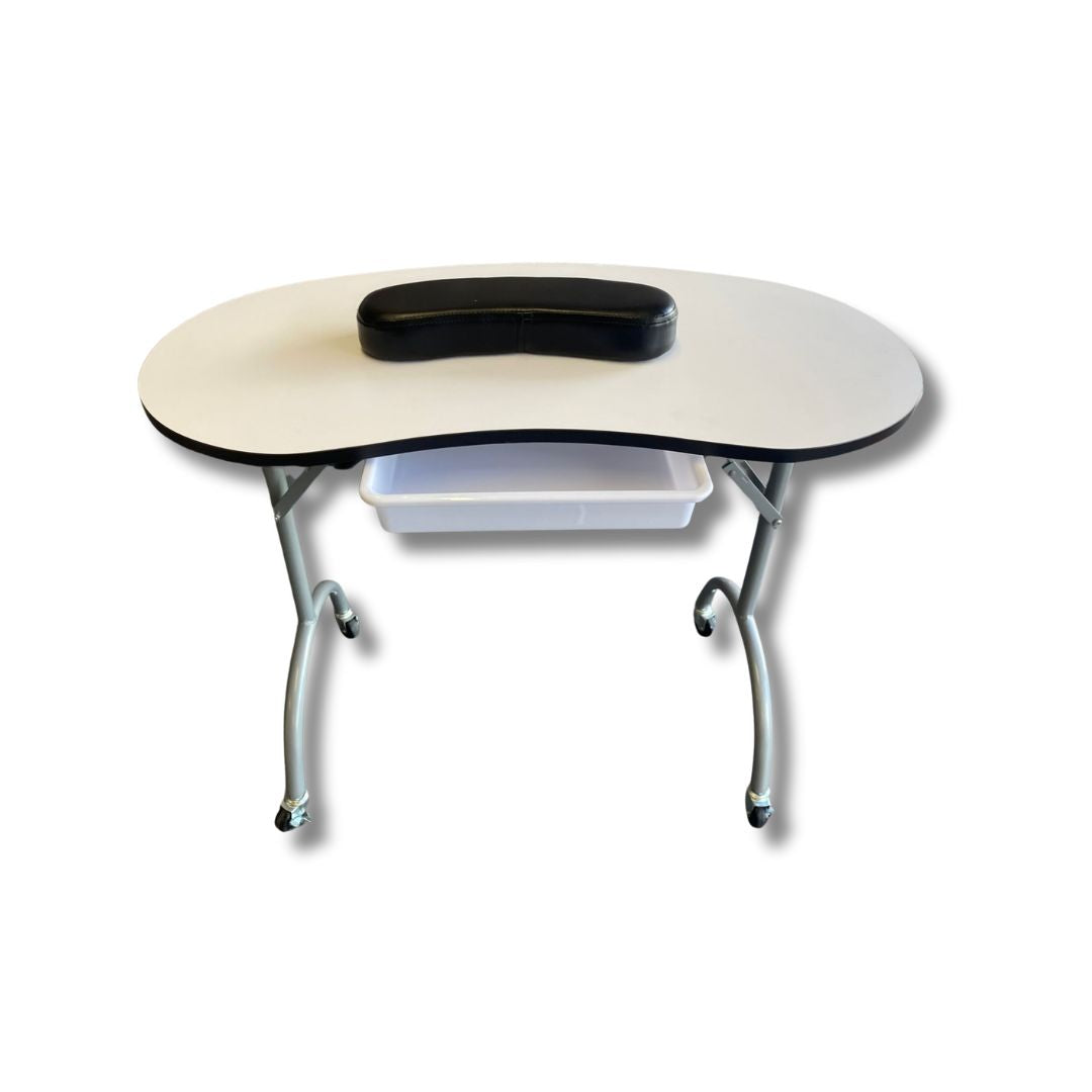 Beauty Style Mesa de Manicura o Uñas Anyi Color Blanco con Negro 2508072