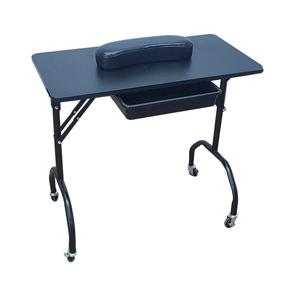 Beauty Style Mesa de Manicura o Uñas Anyi Color Negra con Blanco 2508081