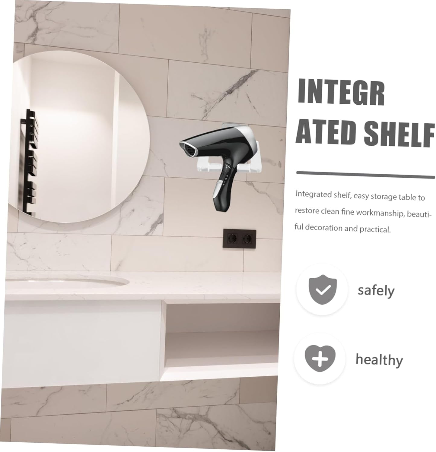 Soporte de Pared para Secador - Beauty Style