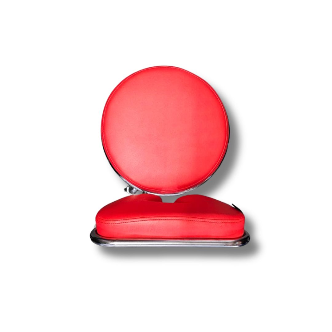 🪑 Silla Madrileña para Manicurista – Color Rojo (2510125)