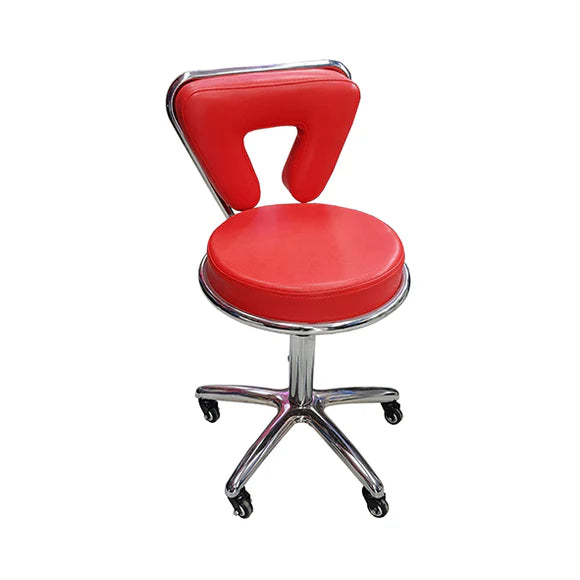 🪑 Silla Madrileña para Manicurista – Color Rojo (2510125)