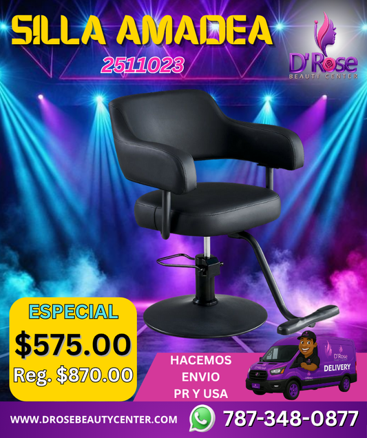 Beauty Style – Silla Amadea de Barbería y Estilo Profesional (2511023)