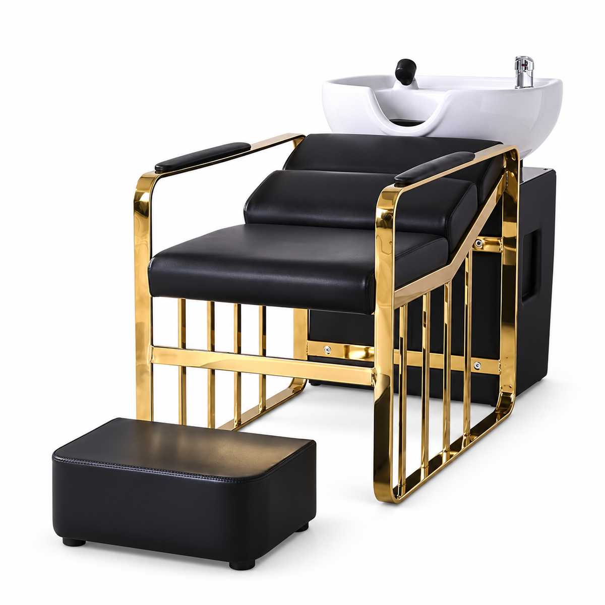 Beauty Style Lavacabeza Maite Tipo Camilla Negro y Dorado – 2514029