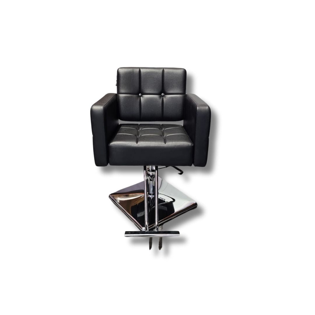 🖤💈 Silla de Estilo o Barbería Irene – Color Negro Profesional | Modelo 2520101