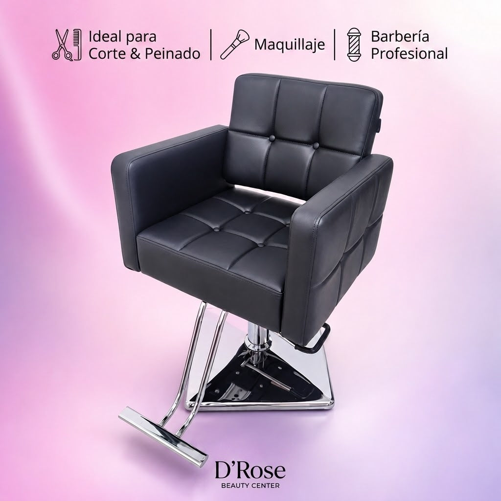 Beauty Style Silla Irene Profesional Negra Hidráulica 2520101
