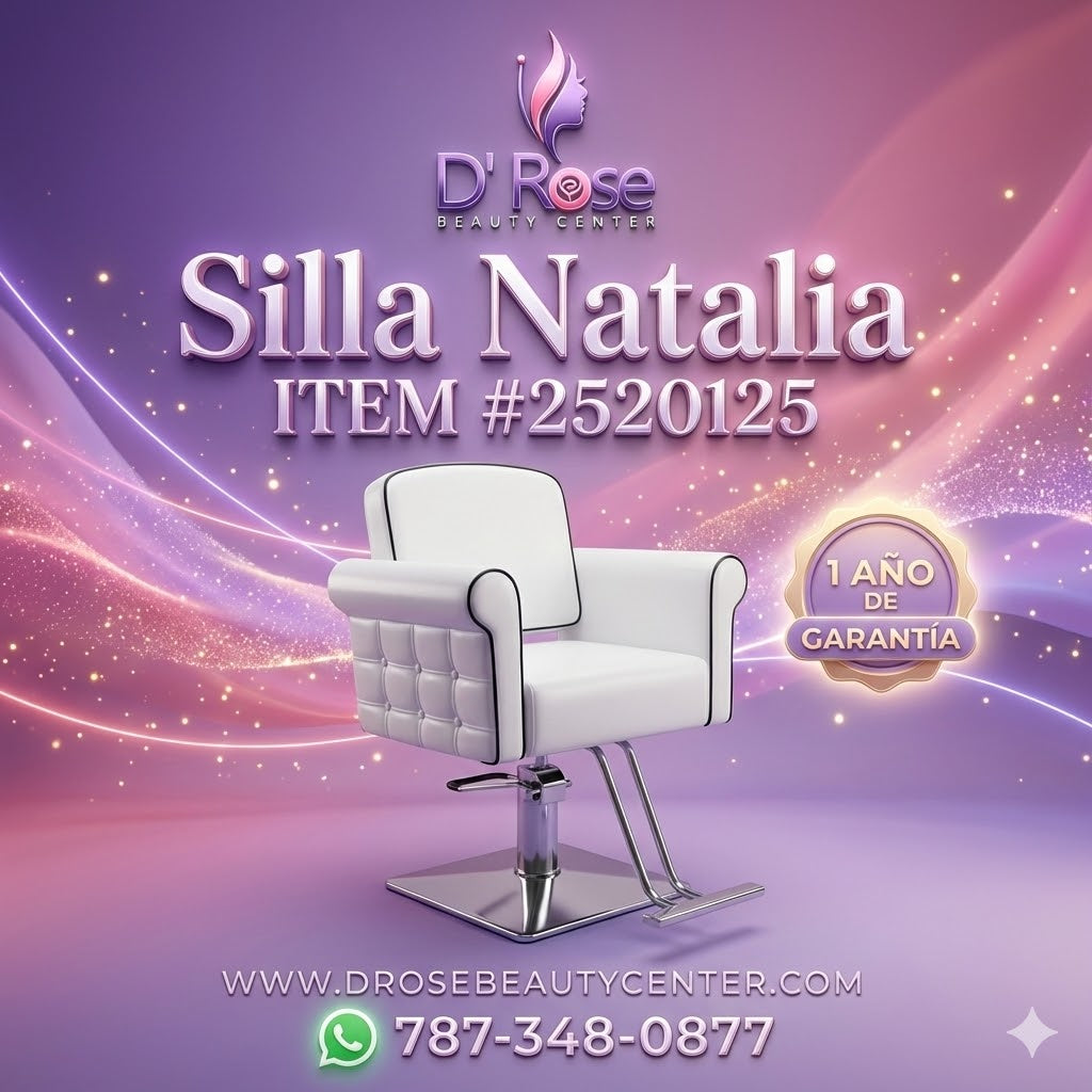 Beauty Style Silla Natalia Blanca Profesional para Estilismo y Barbería 2520125