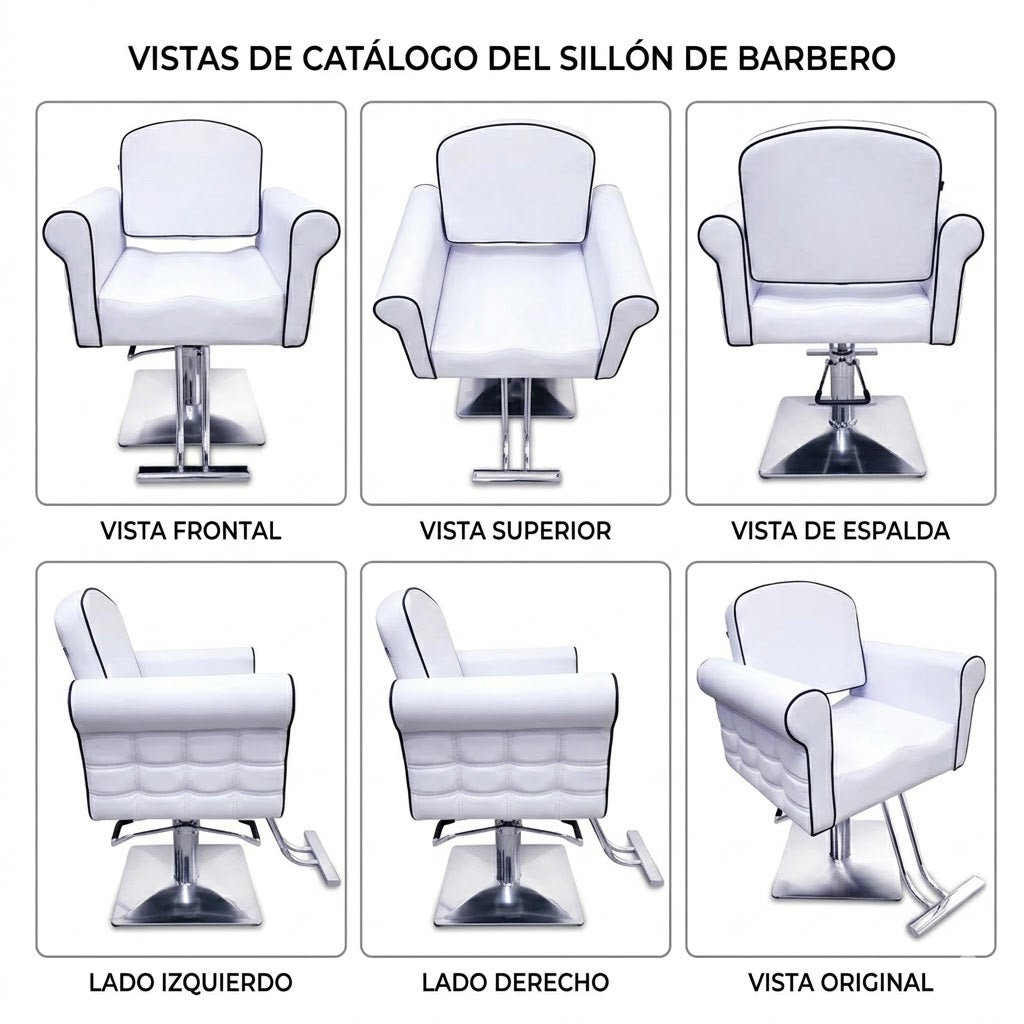 Beauty Style Silla Natalia Blanca Profesional para Estilismo y Barbería 2520125