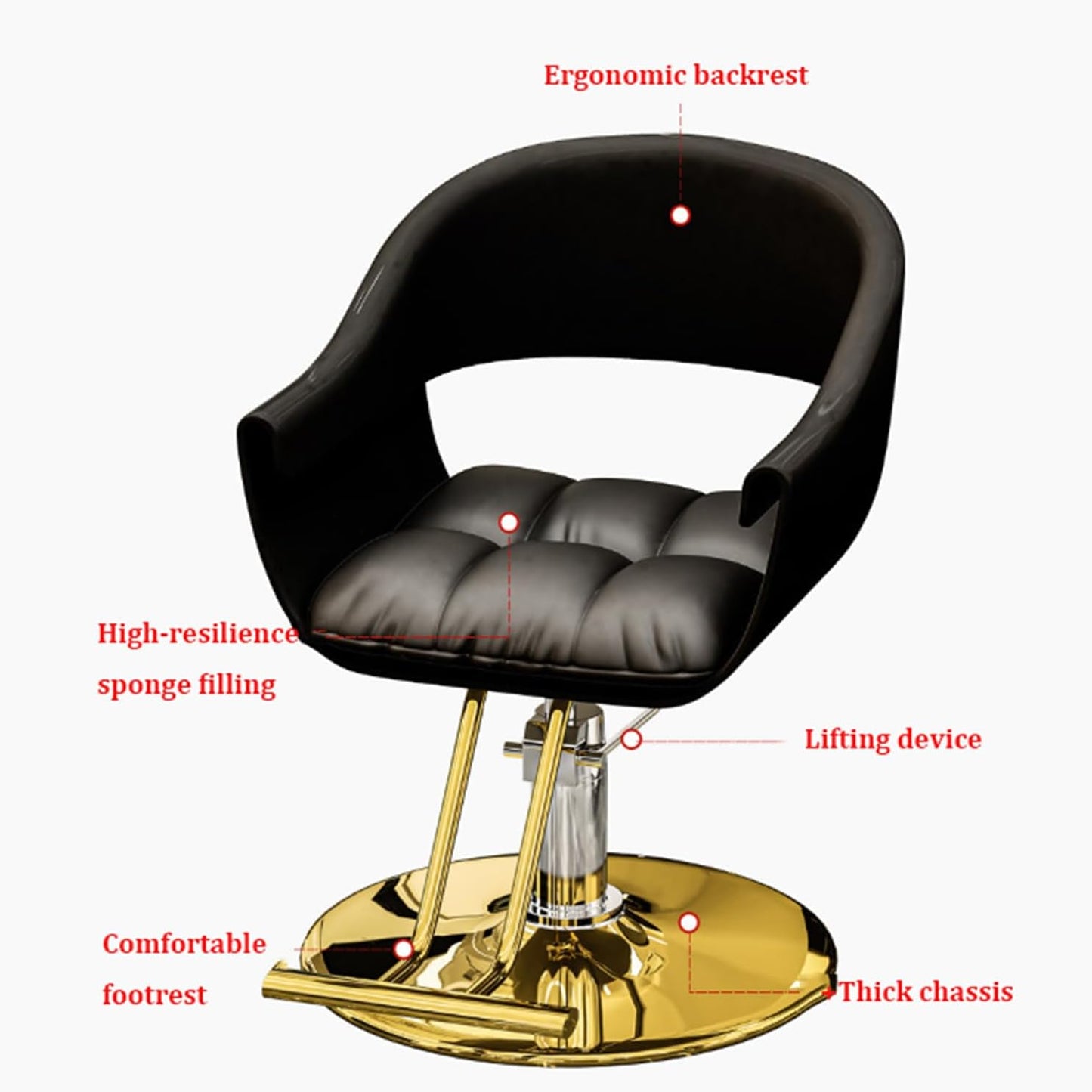 🖤✨ Silla de Estilo Denise – Color Gris – Modelo 2525213