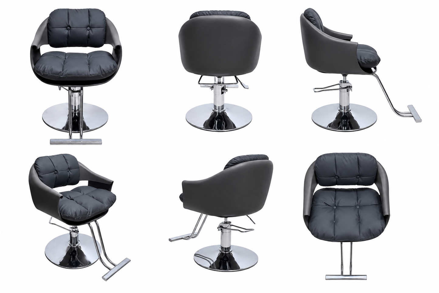 Beauty Style Silla Denise Profesional Negra Hidráulica Cromada 2525213