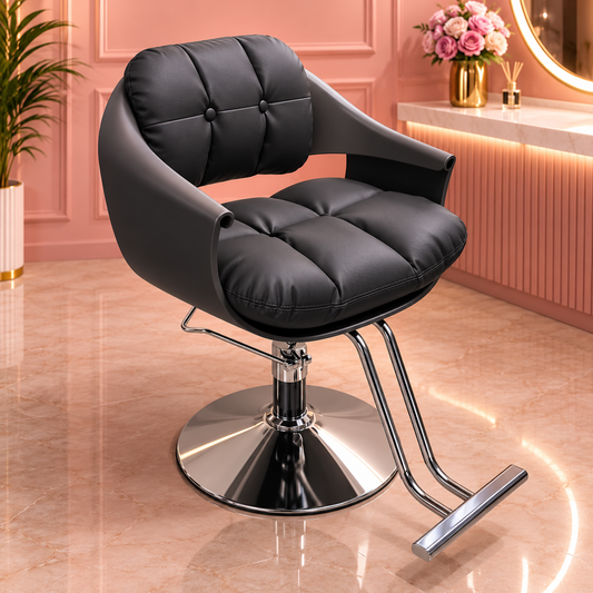 Beauty Style Silla Denise Profesional Negra Hidráulica 2525213