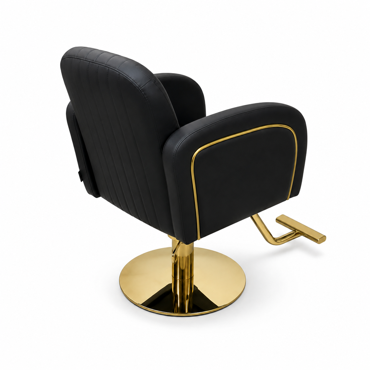 Beauty Style Silla Melany Profesional Negra con Base Dorada 2525221