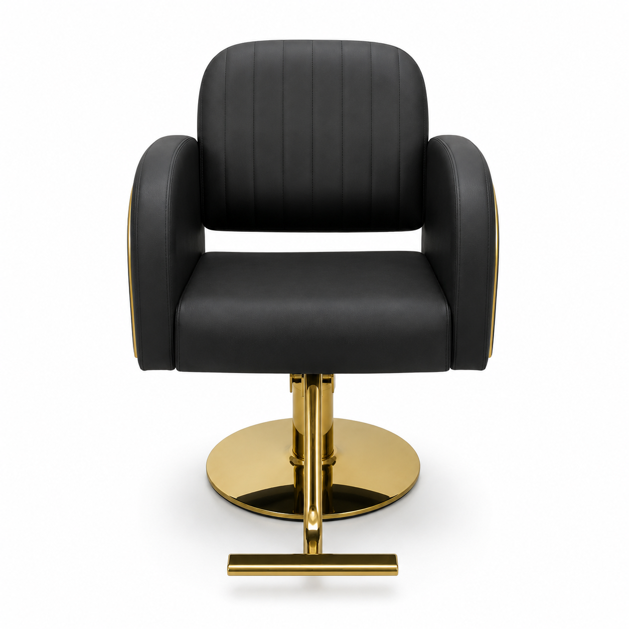 Beauty Style Silla Melany Profesional Negra con Base Dorada 2525221