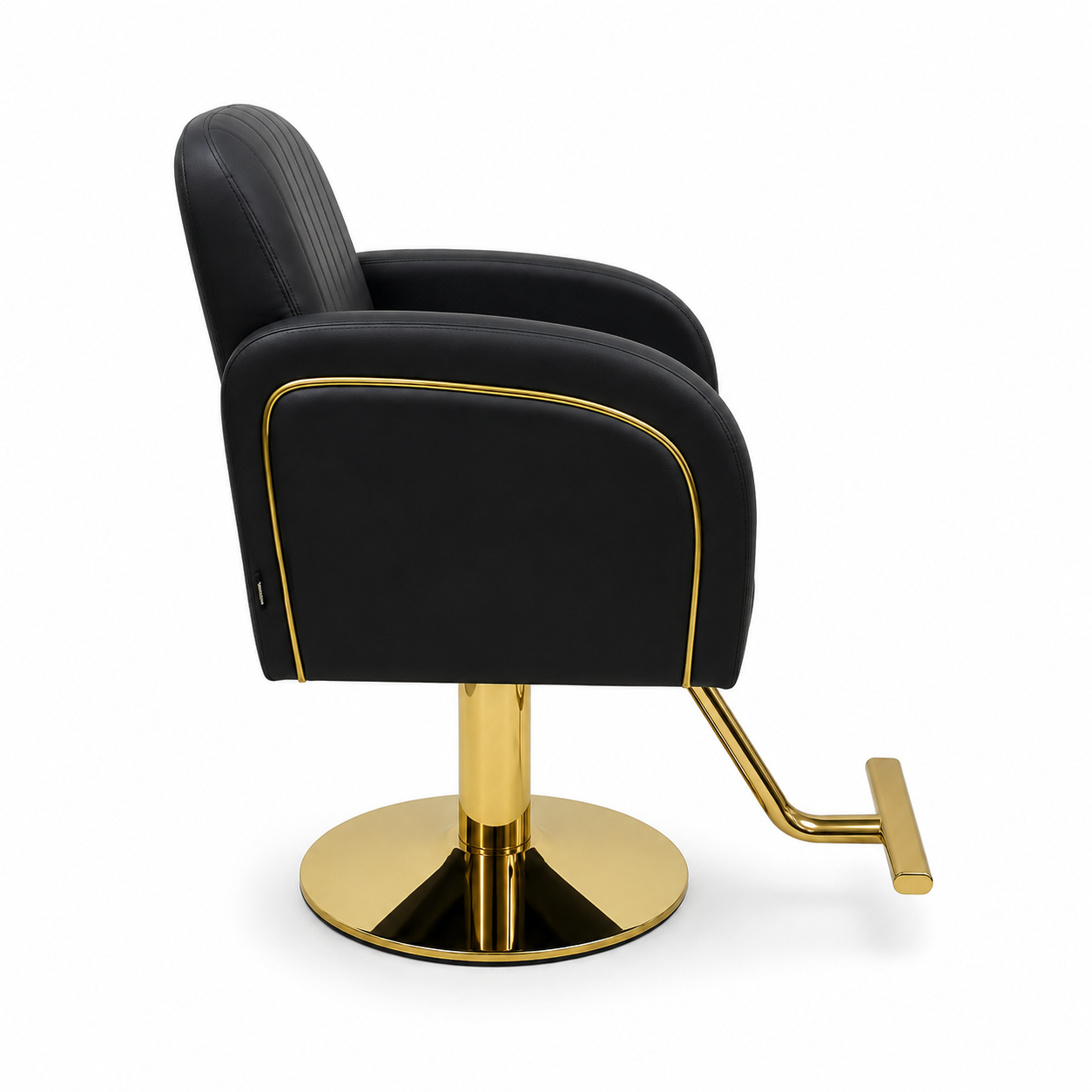 Beauty Style Silla Melany Profesional Negra con Base Dorada 2525221