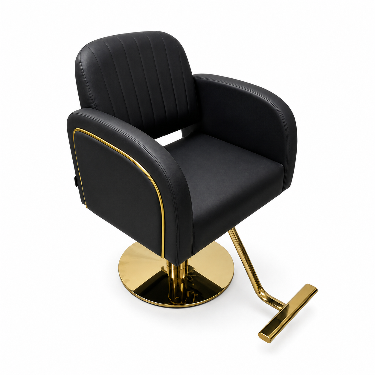 Beauty Style Silla Melany Profesional Negra con Base Dorada 2525221