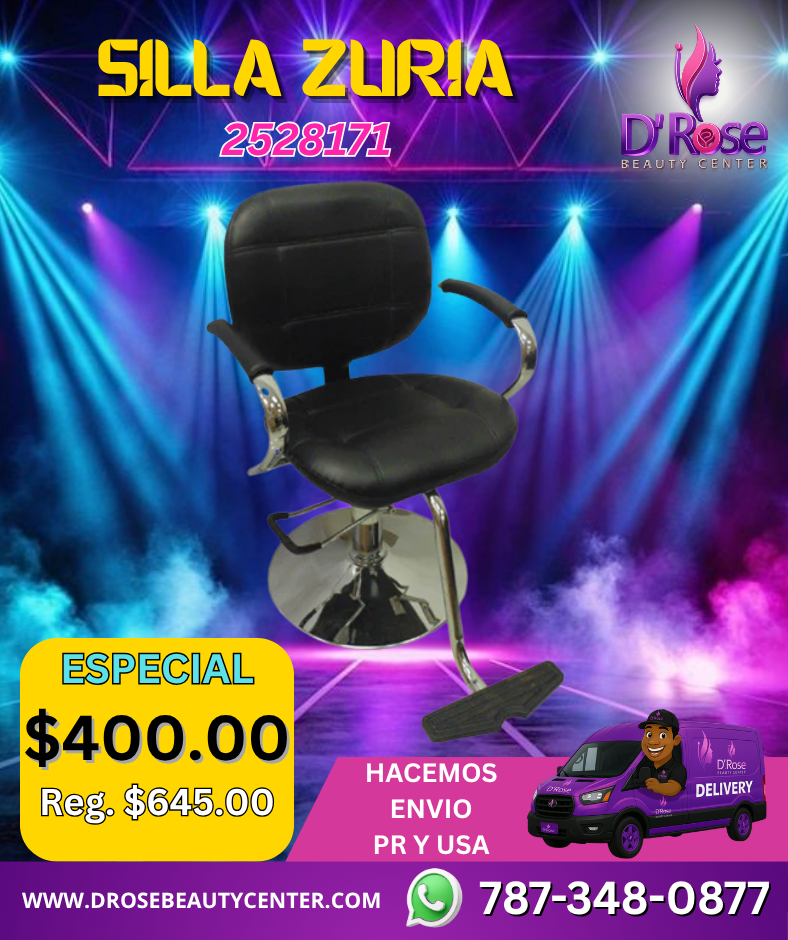 💺 Silla de Estilo Zuria – Color Negro (Modelo 2528171)