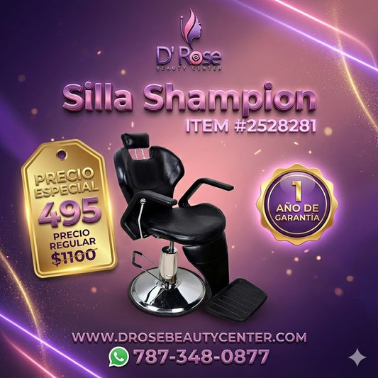 🖤 Beauty Style – Silla Shampion Reclinable Profesional