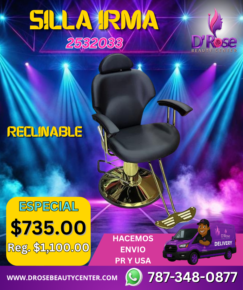 🪑✨ Silla Reclinable IRMA – Modelo 2532033