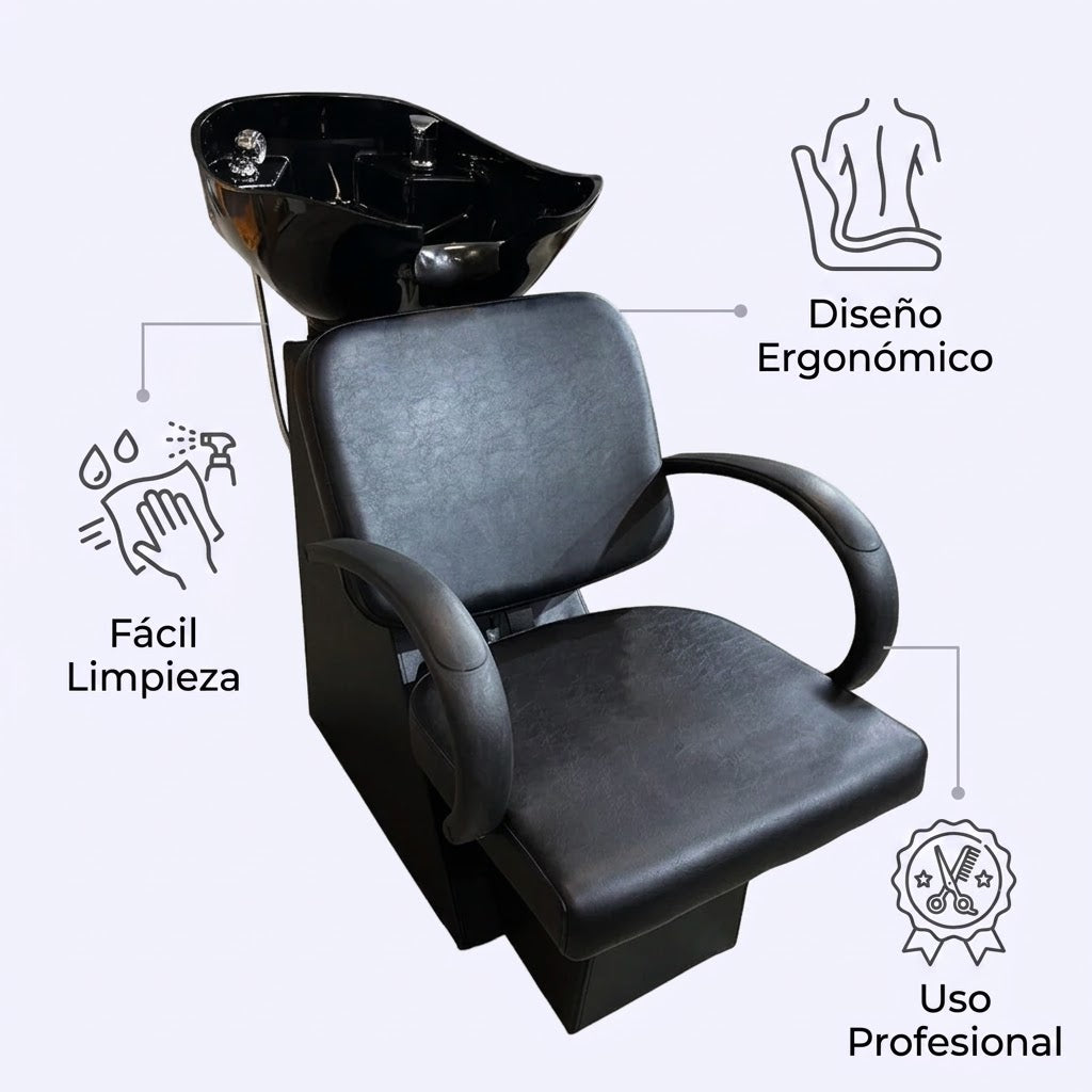 Beauty Style Lavacabeza Profesional Nathaly Negro 2532990