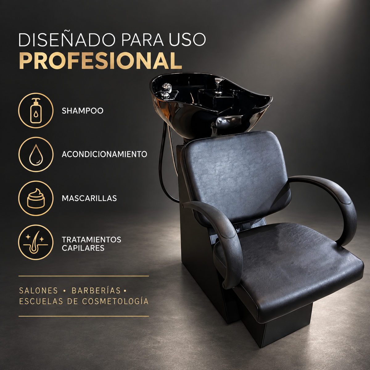 Beauty Style Lavacabeza Profesional Nathaly Negro 2532990