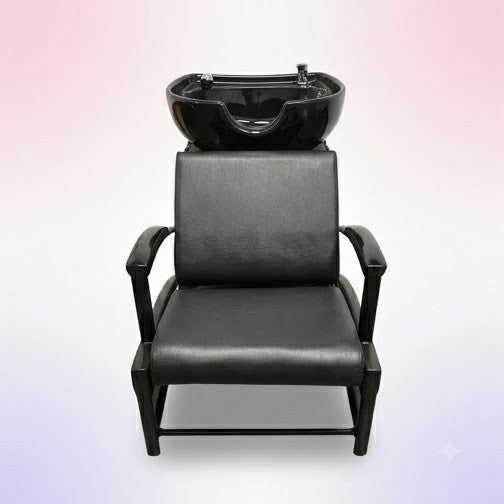 Beauty Style Lavacabeza Gina Profesional Negro con Tina de Porcelana – 2533419