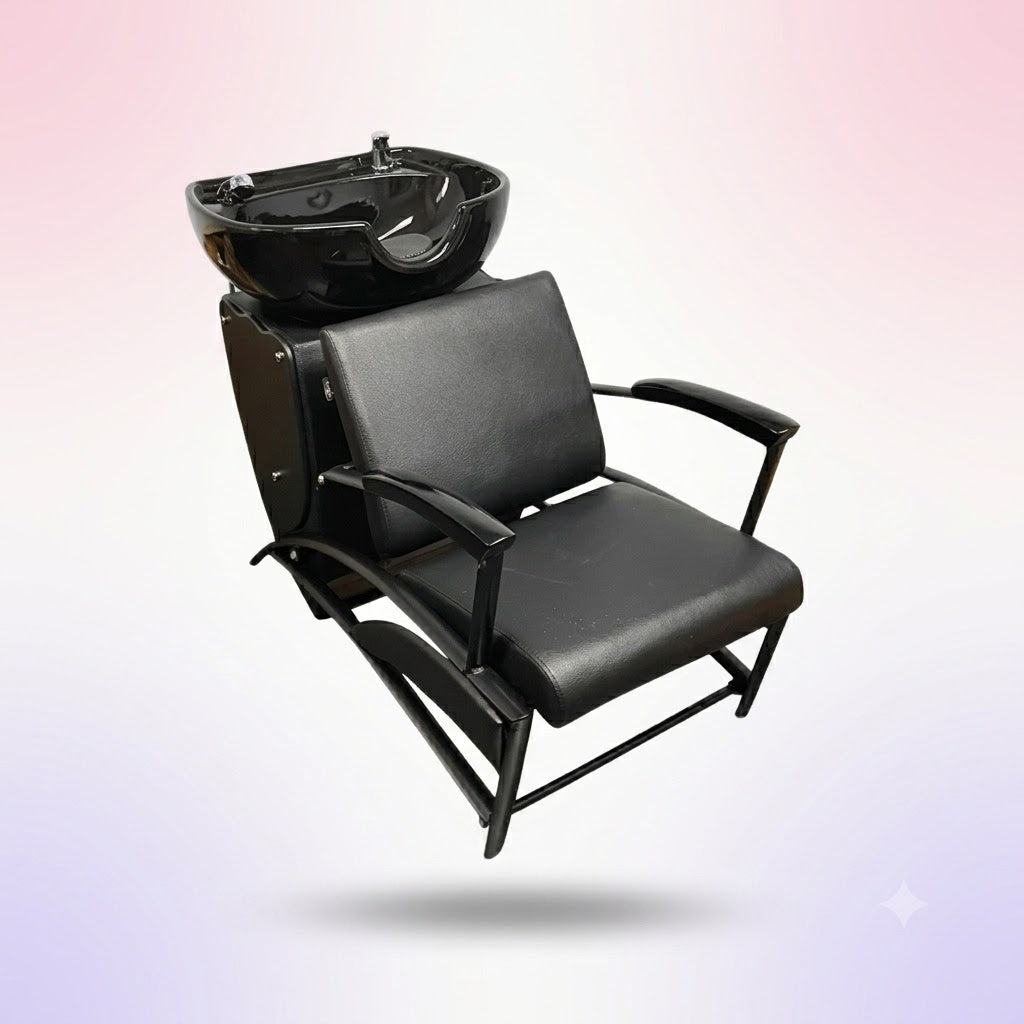 Beauty Style Lavacabeza Gina Profesional con Tina Negra de Porcelana 2533419