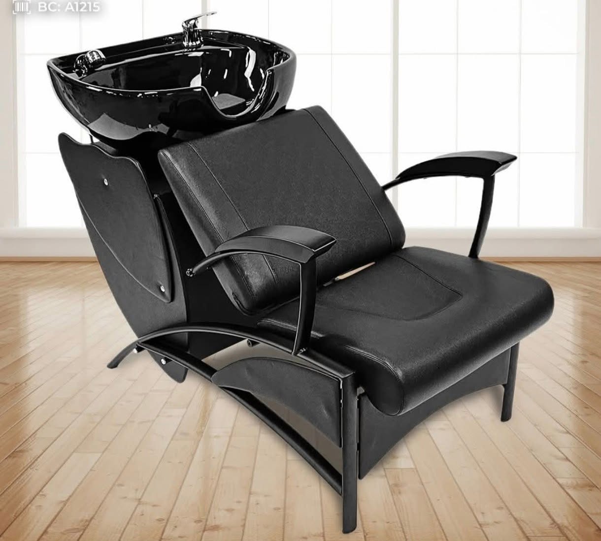 Beauty Style Lavacabeza Gina Profesional con Tina Negra de Porcelana 2533419