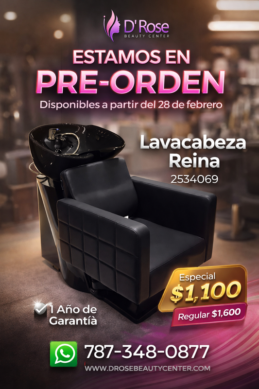 🖤 Beauty Style Lavacabeza Reina para Estilista o Barbero | Modelo 2534069