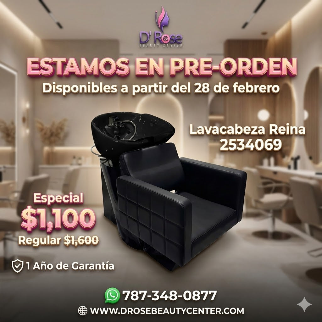 🖤 Beauty Style Lavacabeza Reina para Estilista o Barbero | Modelo 2534 ...