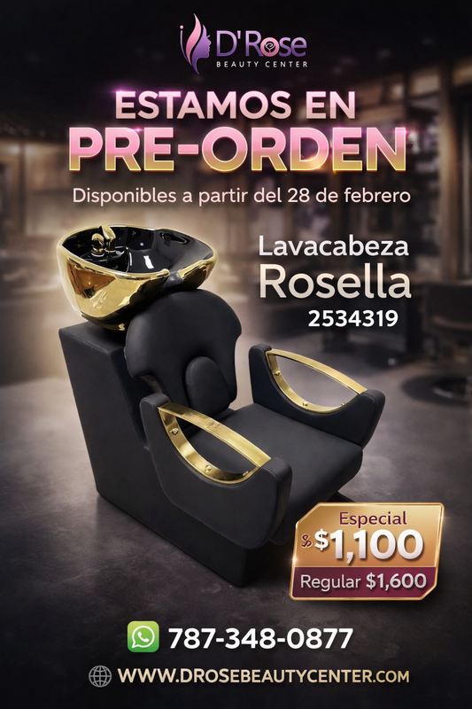 🖤 Beauty Style Lavacabeza Rosella para Estilista o Barbero | Modelo 2534319