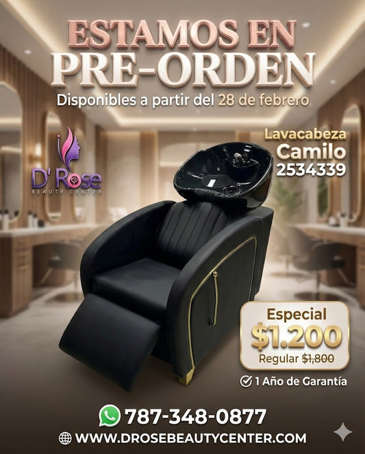 💈 Beauty Style Lavacabeza Camilo Profesional para Salón o Barbería 2534339