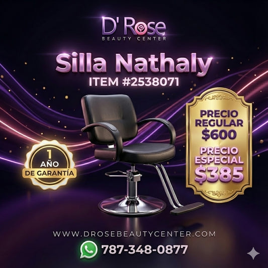 ✨ Silla Nathaly Profesional para Barbería y Estilo | Item 2538071
