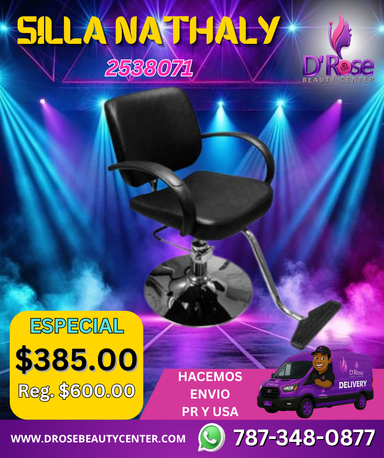 🪑 Silla Nathaly para Barbería y Estilo – Modelo 2538071
