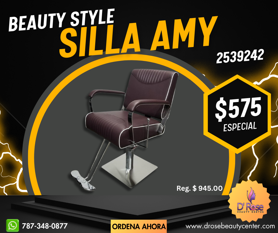 Beauty Style Silla de Estilo o Barberia Amy Color Marron 2539242