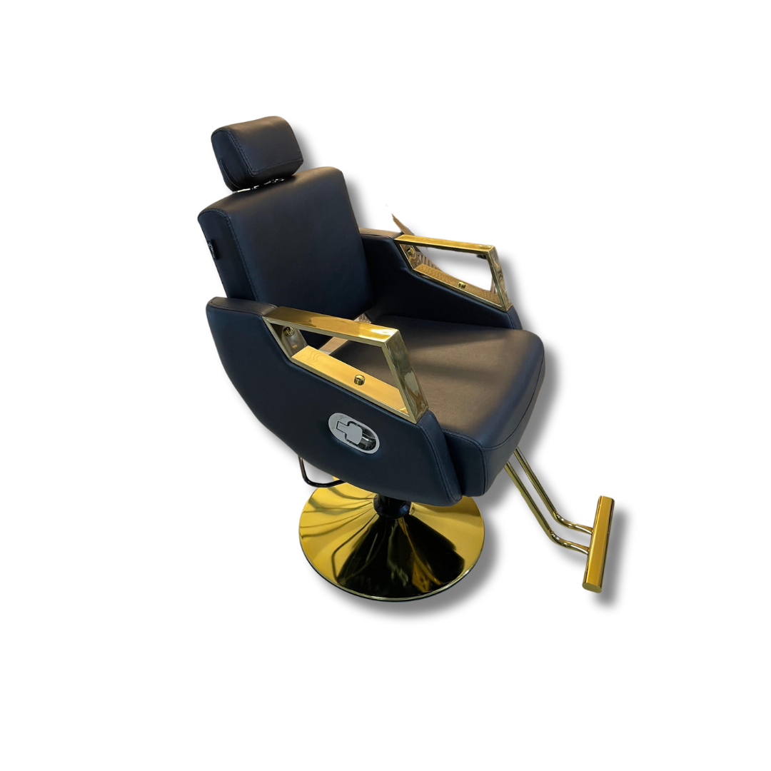 Beauty Style – Silla de Estilo o Barbería Astrid Reclinable Color Negro (2539281)