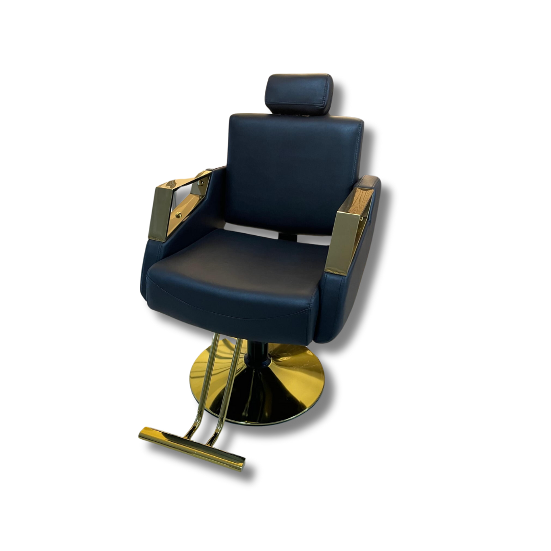 Beauty Style – Silla de Estilo o Barbería Astrid Reclinable Color Negro (2539281)