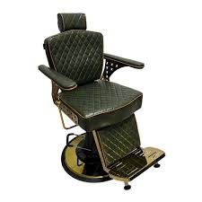 Beauty Style Silla de Barbería Álvaro Reclinable Verde 2550363 Botella Grande