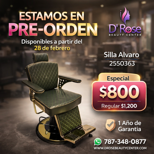 Beauty Style Silla de Barbería Álvaro Reclinable Verde 2550363 – Botella Grande | 500 lb