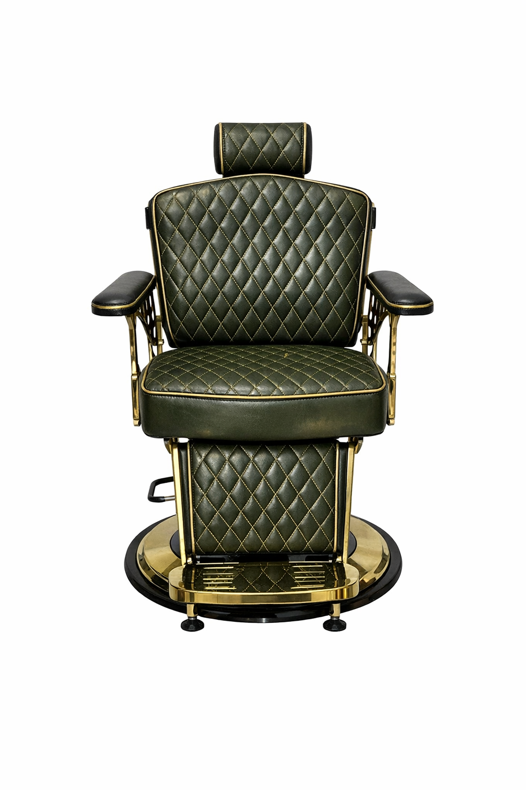 Beauty Style Silla de Barbería Álvaro Reclinable Verde 2550363 Botella Grande