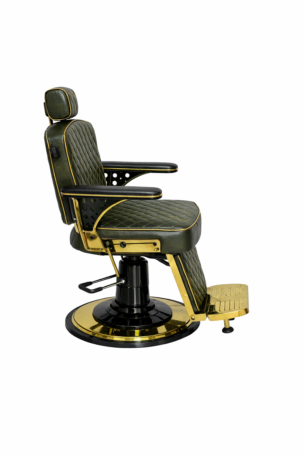 Beauty Style Silla de Barbería Álvaro Reclinable Verde 2550363 Botella Grande