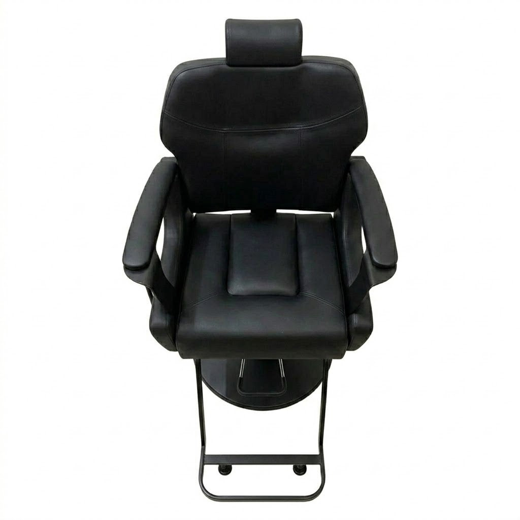 Beauty Style Silla de Barbería Misael Reclinable Profesional Negra 2550561