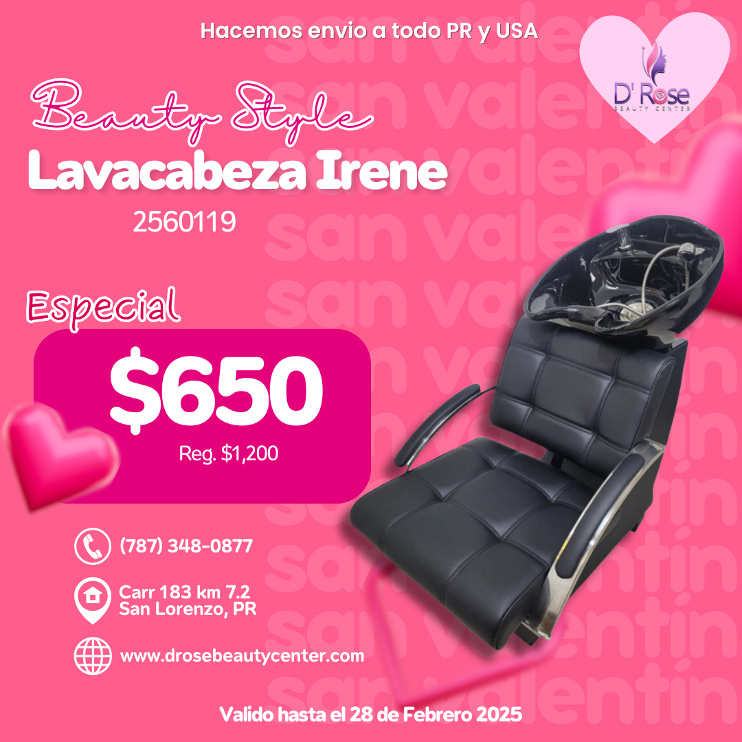 Beauty Style Lava Cabeza Irene para Estilista o Barbero 2560119