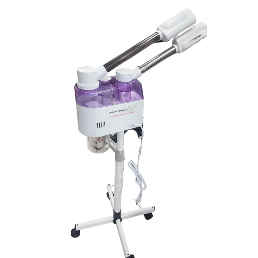 VAPORIZADOR FACIAL DOBLE CON NIEBLA FRÍA Y CALIENTE – Modelo 2570927
