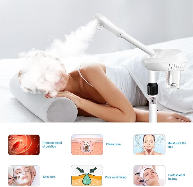 VAPORIZADOR FACIAL EN PEDESTAL CON OZONO – Modelo 2570928