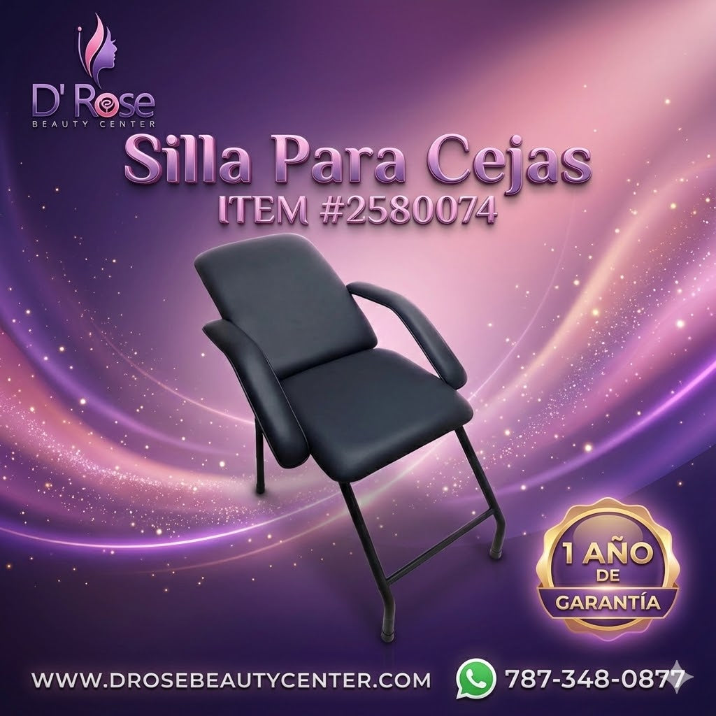 Silla Para Cejas Negra Profesional 2580074
