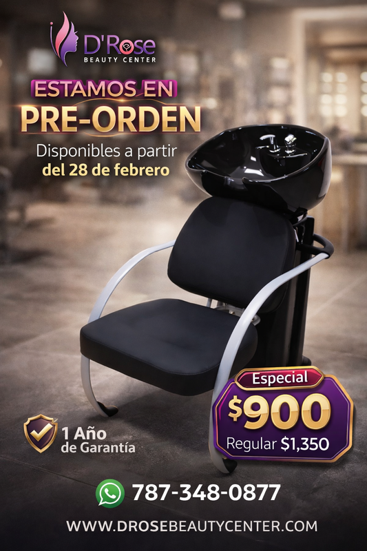 Beauty Style Lavacabeza Bianca Profesional para Salón o Barbería 2580319